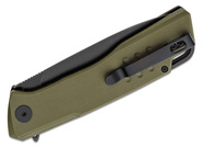 Petrified Fish PFB02 Loco Black Stonewashed D2 Green G10 PFB02GRDW - KNIFESTOCK