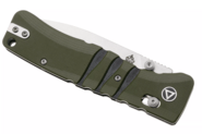 QSP Knife Ripley, Glyde lock, 14C28N stonewashed, Green/Black G10 QS160-C1 - KNIFESTOCK