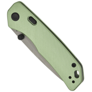 Vosteed Marten 154CM Stonewash Aluminium Vert A1602 - KNIFESTOCK