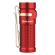 Olight Baton 3 Rechargeable Flashlight (Red, 1200 Lumens) - KNIFESTOCK