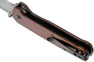 QSP Mes Penguin, Satin D2 Lemmet, Stonewash Koperen Handvat QS130-K - KNIFESTOCK