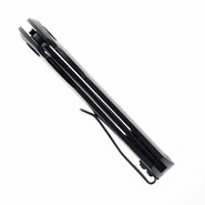 Petrified Fish PF949X Warrior Black Stonewashed K110 Carbon Fiber PF949XCDW - KNIFESTOCK