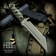 Halfbreed Blades Medium Infantry Knife - Fixed Blade MIK-05P ODG - K340 - KNIFESTOCK