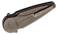 Fox Knives COUTEAU PLIANT SATURN FOX/ANARCNIDE LAME EN ACIER INOXYDABLE M390 PVD, MANCHE EN TITANE P - KNIFESTOCK