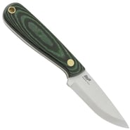 Brisa Brisa Necker 70 - Green micarta  12C27 Scandi Sheath Multicarry 70 BR-012-66437-1548 - KNIFESTOCK