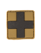 Mil-Tec PATCH 3D FIRST AID PVC M.KLETT coyot SM 16830505 - KNIFESTOCK