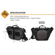 Magforce Aries Cross Body Bag - 500D Black #A0497B - KNIFESTOCK