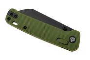 QPS Penguin Glyde 14C28N, nero, Manico: OD verde FRN QS130GL-B2 - KNIFESTOCK