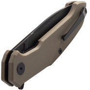 KUBEY Victory Liner Lock Flipper Kés Tan G10 Markolat KU219C - KNIFESTOCK