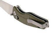 QPS Reptile 14C28N, Stonewash-Satin, Griff: OD Grün Aluminium QS165-B1 - KNIFESTOCK