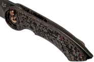 Fox Knives Radius FX-550 CFB Copper Carbon fibre Black pocket knife - KNIFESTOCK