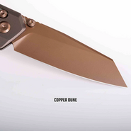Vosteed Parallel S35VN Cuivre Dune Titane Violet Rougeâtre Foncé A3505 - KNIFESTOCK