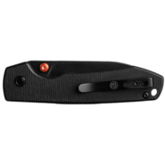 Vosteed Raccoon(Top Liner Lock) 14C28N Black Stonewash Black Micarta A2902 - KNIFESTOCK