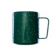 Giant Mouse GM Camp Mug Green Speckled / Danish Design American Spirit - KNIFESTOCK