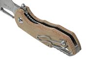 MKM ISONZO M390 Natural canvas micarta BÖHLER M390 MK FX03M-1NC - KNIFESTOCK