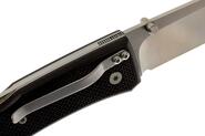 Lionsteel Folding knife with D2 blade, Black G10 with clip 8810 BK - KNIFESTOCK