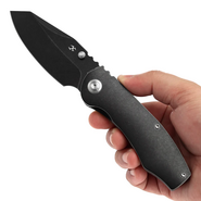 Kansept CAVEMAN Blackwash CPM 20CV, Blackwash Ti K1110A2 - KNIFESTOCK