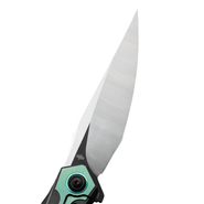 Bestech SAMARI M390, Satin+Black, Titanium, Black+Green BT2009C - KNIFESTOCK