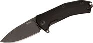 Lionsteel Liner Lock Sleipner Blade DLC+SW blade, BLACK G10 handle, IKBS KUR BBK - KNIFESTOCK