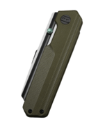 Bestech TARDIS D2 Black DLC +Satin G10 OD Green Liner Lock BG54C - KNIFESTOCK