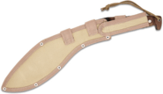 ESEE Knives Expat Jaraca Kukri, 1075 Black Powder Coated Blade, Walnut Handles, - KNIFESTOCK