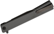 Ocaso Solstice Carbon Fiber + Black / Wharncliffe 8WFB - KNIFESTOCK
