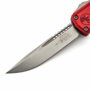 Microtech HERA II MINI S/E STONEWASHED STANDARD RED 1703M-10RD - KNIFESTOCK
