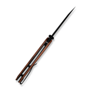 Sencut Awassi Guibourtia Wood HandleBlack 9Cr18MoV BladeLiner Lock - KNIFESTOCK
