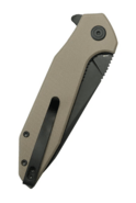 Kubey Nova Tan G10, Blackwash 14C28N KU117P - KNIFESTOCK