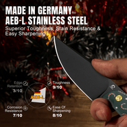 Kizer Mini Harpoon AEB-L G10 -  Xmas edition - KNIFESTOCK