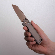 Vosteed Parallel S35VN Cuivre Dune Titane Violet Rougeâtre Foncé A3505 - KNIFESTOCK