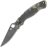 Spyderco Military 2 Camo G-10 Black Blade Reveal 13 C36GPCMOBK2 - KNIFESTOCK