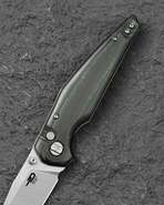 Bestech Snakebird 14C28N, Micarta, Blokada przyciskiem - Czarny BG58A - KNIFESTOCK