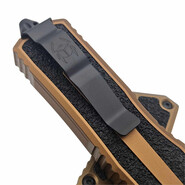 Microtech SCARAB II GEN III D/E BLACK FULL SERRATE TAN 1280-3TA - KNIFESTOCK