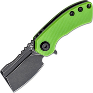 Kansept Korvid Mini Black TiCn Coated 154CM Green G10 T3030A8 - KNIFESTOCK