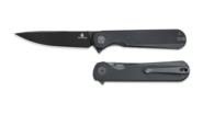Bestechman FLICK-Black Stonewash-D2-G10-Black BMK13H - KNIFESTOCK