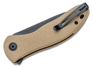 CIVIVI Synergy3 Tan G10/Black Stonewashed Nitro-V C20075D-2 - KNIFESTOCK