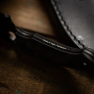 Giant Mouse GMF1-XL Black Dunes,PVD Vanadis, Fat Carbon,Leather Sheath GM-GMF1-XL-BLACKOUT - KNIFESTOCK