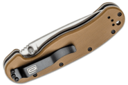 Ontario RAT I Linerlock Coyote Brown ON8867CB - KNIFESTOCK