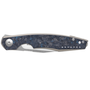 Viper BELONE Satin M390, titanium  Dark Blue Matter Carbon Fiber V5970TIFCB - KNIFESTOCK