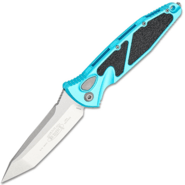 Microtech SOCOM ELITE AUTO T/E STONEWASH STANDARD TURQUOISE 161A-10TQ - KNIFESTOCK