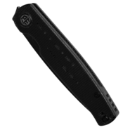 Petrified Fish PFE07 Morse Black Stonewashed 154CM Black Micarta PFE07DMDW - KNIFESTOCK