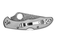 Spyderco Delica 4 Titanium Damascus C11TIPD - KNIFESTOCK