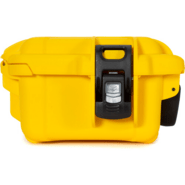 Nanuk 905 Case w/lid org. - w/divider - Yellow - Pro Photo Kit case 905S-060YL-0A0 - KNIFESTOCK