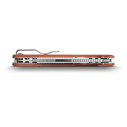 Vosteed Porcupine 14C28N Satin Brown Micarta A2604 - KNIFESTOCK