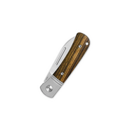 QSP Knife Hedgehog Spear Point Pocket knife Blade:14C28N, satin, wood, slipjoint QS142SP-B - KNIFESTOCK