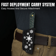 Kizer Mini Harpoon AEB-L G10 -  Xmas edition - KNIFESTOCK