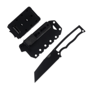 Halfbreed Blades Compact Field Knife - Fixed Blade - Wharncliffe CFK-04 BLK - N6 - KNIFESTOCK