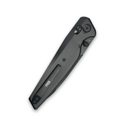 GEO Knife FANTASM Black DLC M390 Blade Black Ti - KNIFESTOCK