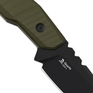 Kizer Quartz AEB-L, Fekete Stonewashed, G10 1086A1 - KNIFESTOCK